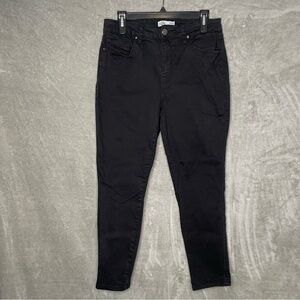 Royalty For Me High Rise Ankle Pants Black Size 12 Versatile Stretch Trousers